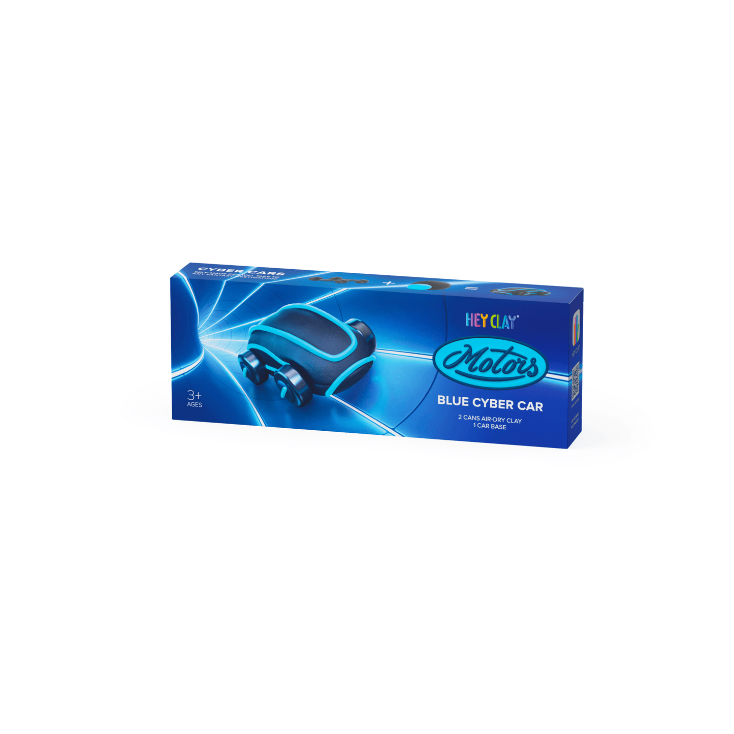 Hey Clay - Cyber Car Blauw - 2 cans - Playlaan