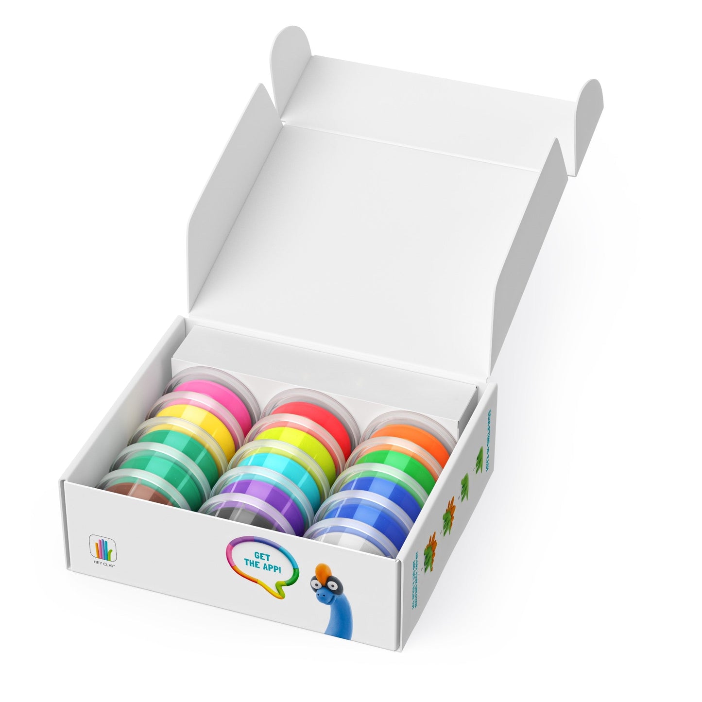 Hey Clay - Dinos Boetseerklei speelset - 15 potjes - Playlaan
