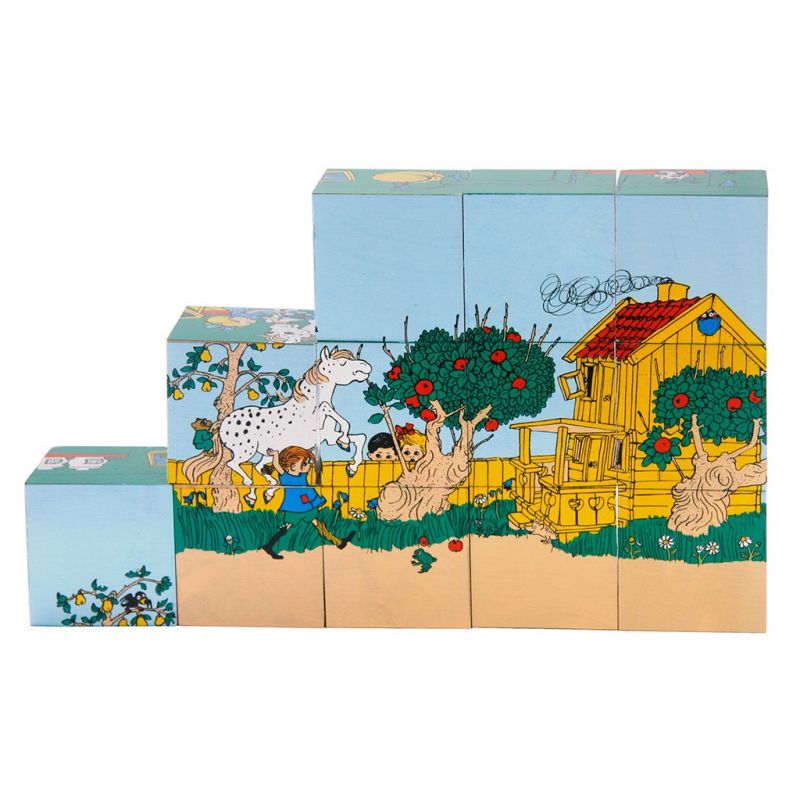 Hjelm Förlag - Pippi Langkous - Kubus puzzel - Playlaan