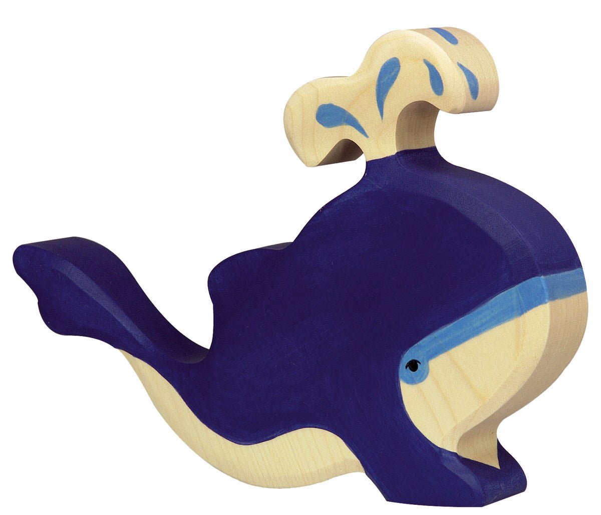 Holztiger - Blauwe Walvis Met Waterfontein - Playlaan
