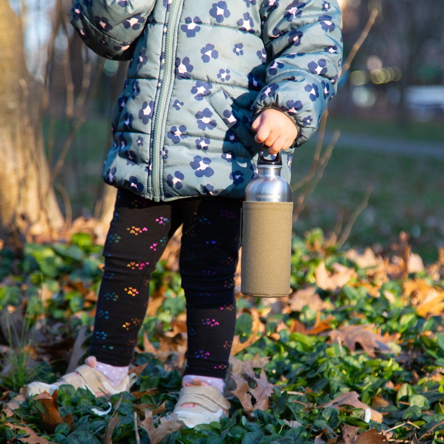 Huckleberry - Waterfles RVS met Hoes - Playlaan