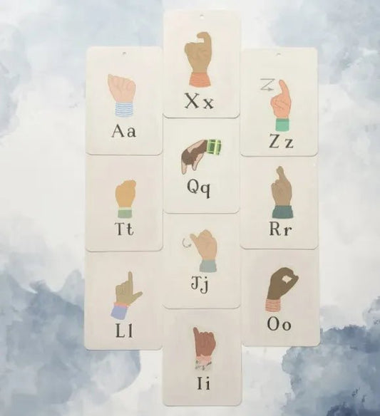 In A Flashcard - Gebarentaal Combi set Flashcard - Playlaan