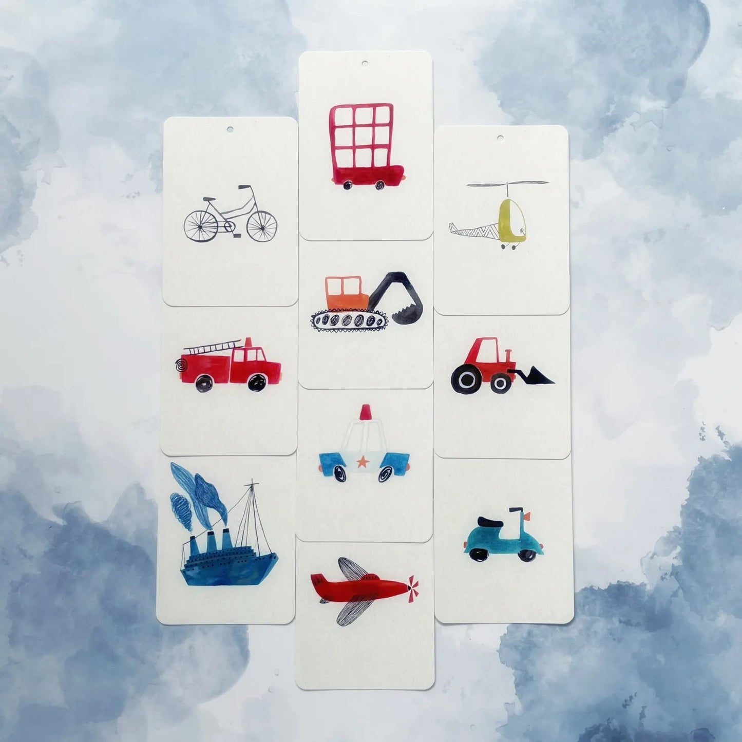 In A Flashcard - Transport Woordenschat Flashcard miniset - Playlaan