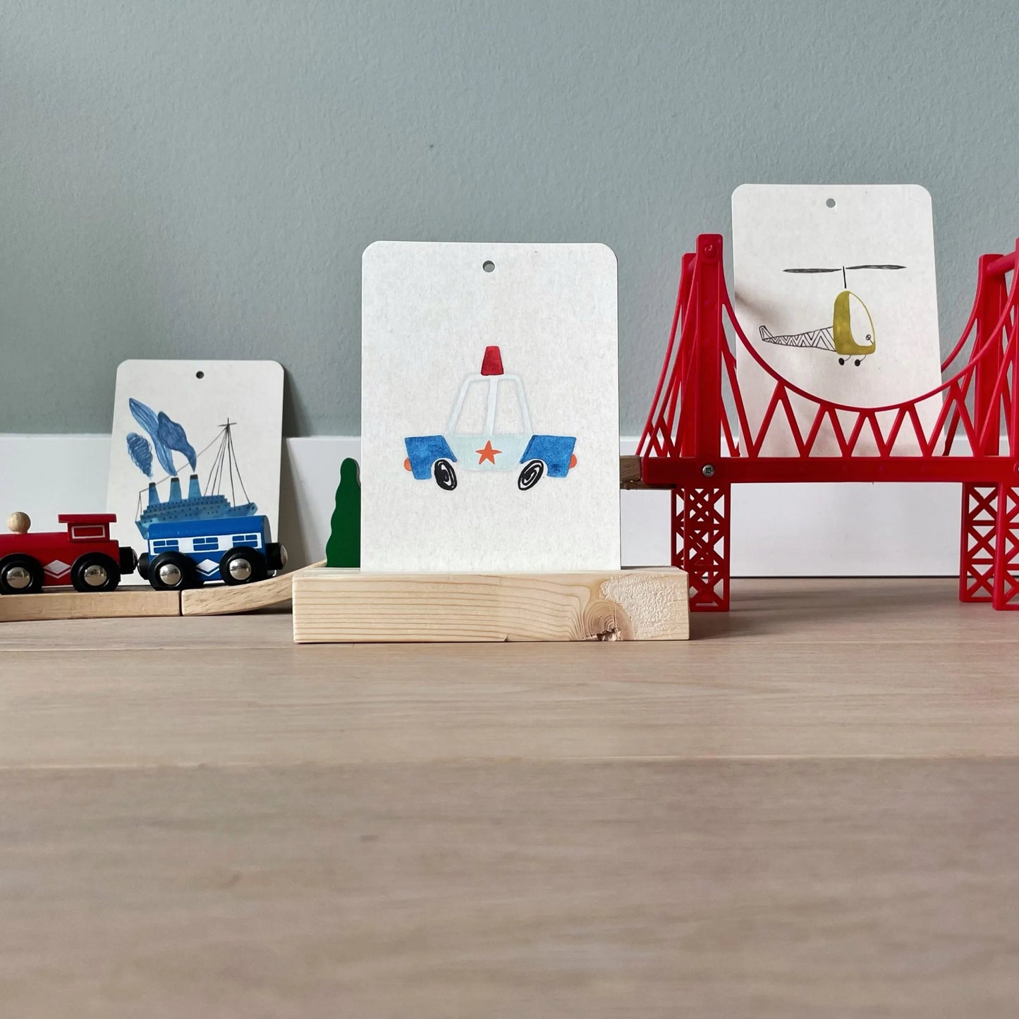 In A Flashcard - Transport Woordenschat Flashcard miniset - Playlaan