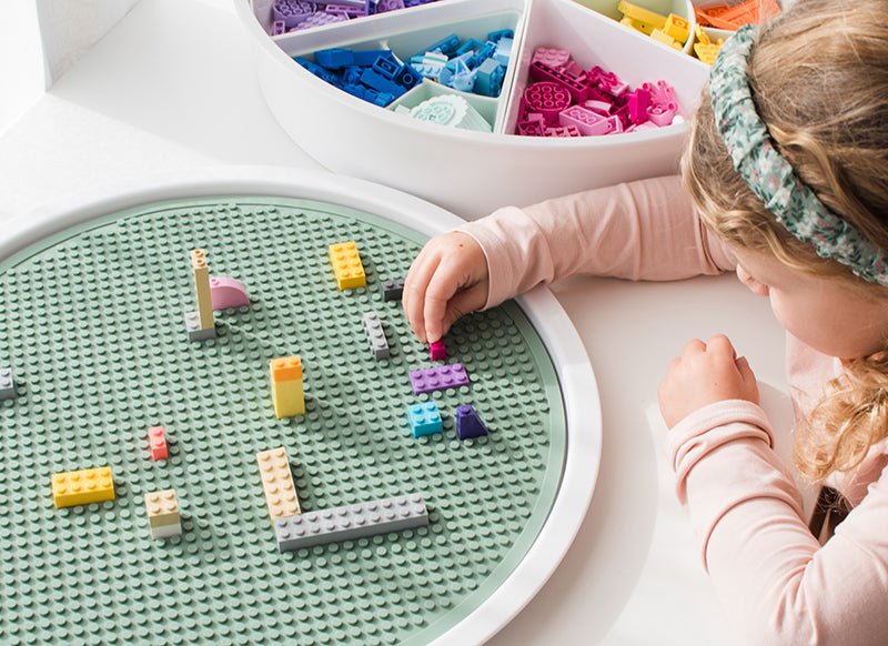Inspire My Play - Bouwblokken Mat - Groen - 38,5cm - Playlaan