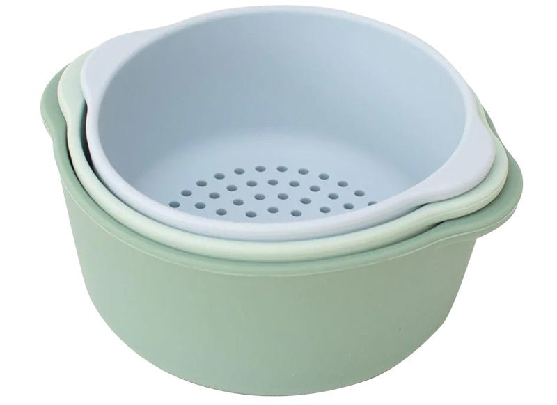 Inspire My Play - Kommetjes set 3 - Blauw / Groen - Playlaan