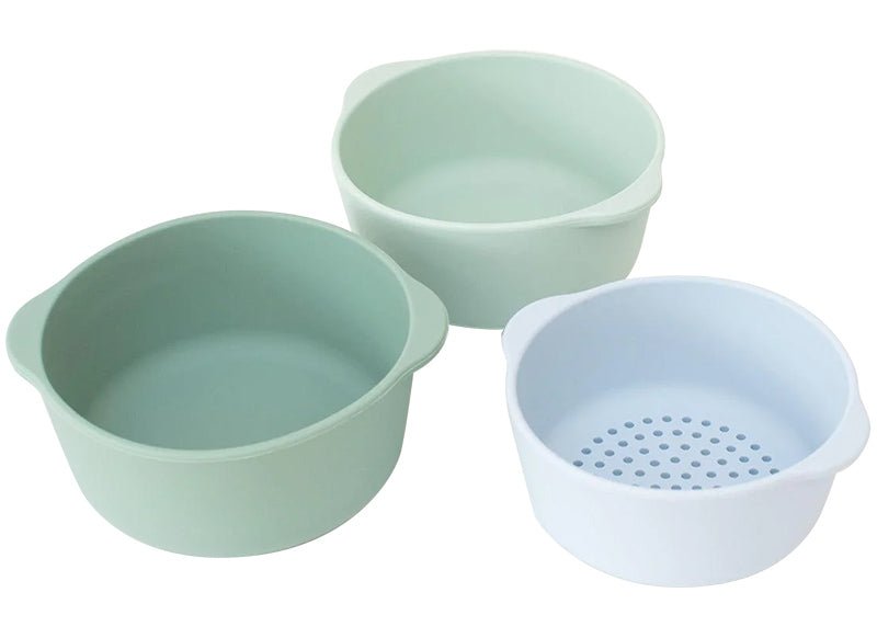 Inspire My Play - Kommetjes set 3 - Blauw / Groen - Playlaan