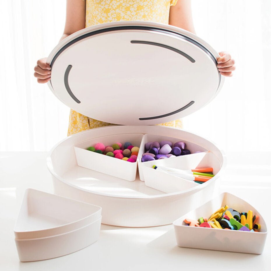 Inspire My Play - PlayTRAY - speelbak met deksel en 6 inserts - 43cm - Playlaan