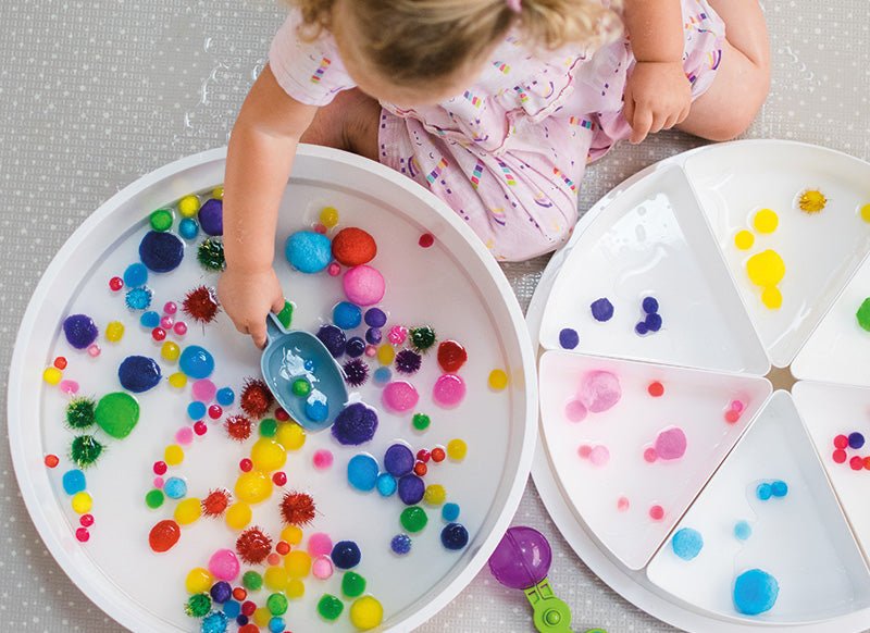 Inspire My Play - PlayTRAY - speelbak met deksel en 6 inserts - 43cm - Playlaan