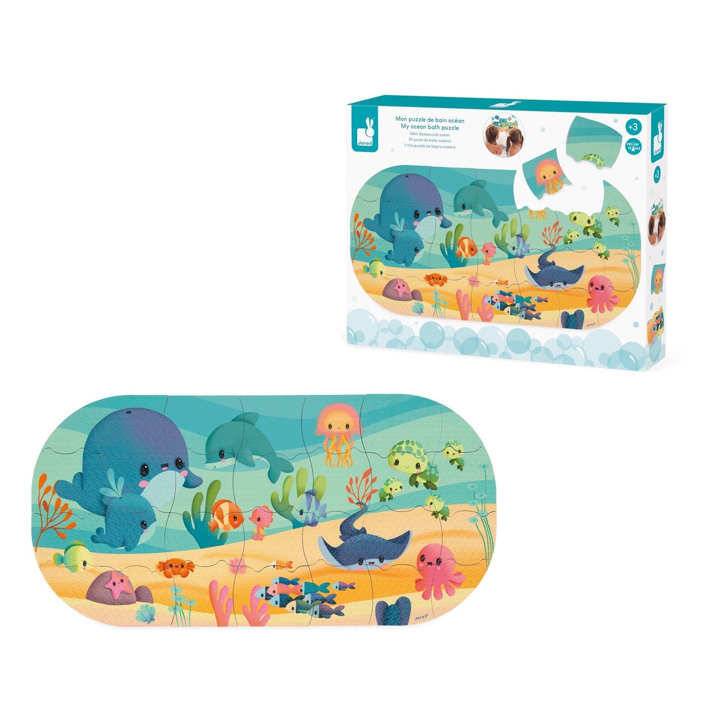 Janod - Badpuzzel - Mijn Oceaan Badspeelgoed - Playlaan
