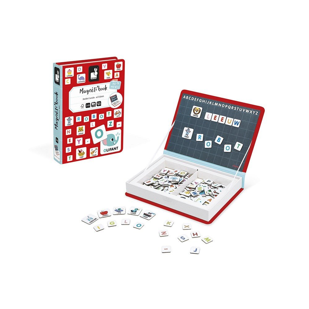 Janod - Magneetboek Alfabet Nederlandstalig - Playlaan