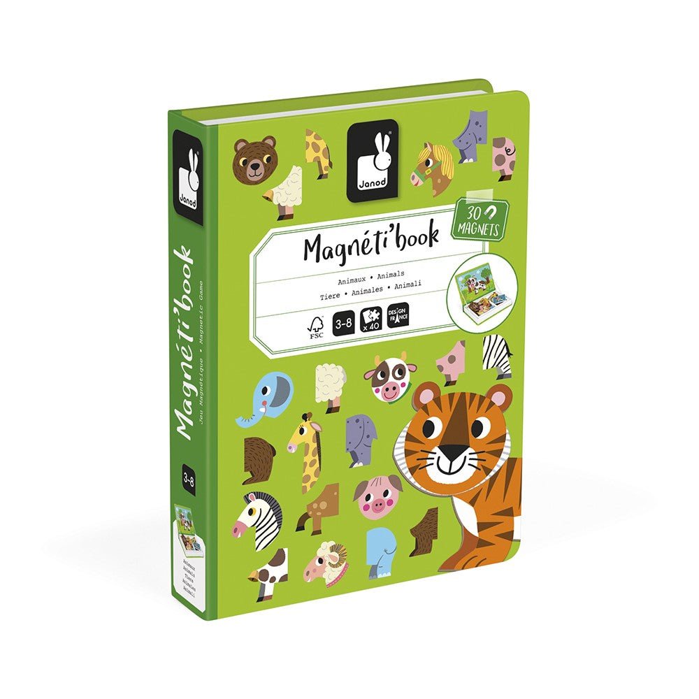 Janod - Magneetboek Dieren - Playlaan
