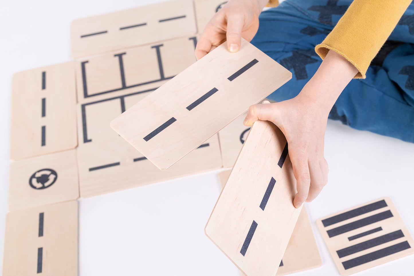 Just Blocks - Just Roads 24 stuks - Playlaan
