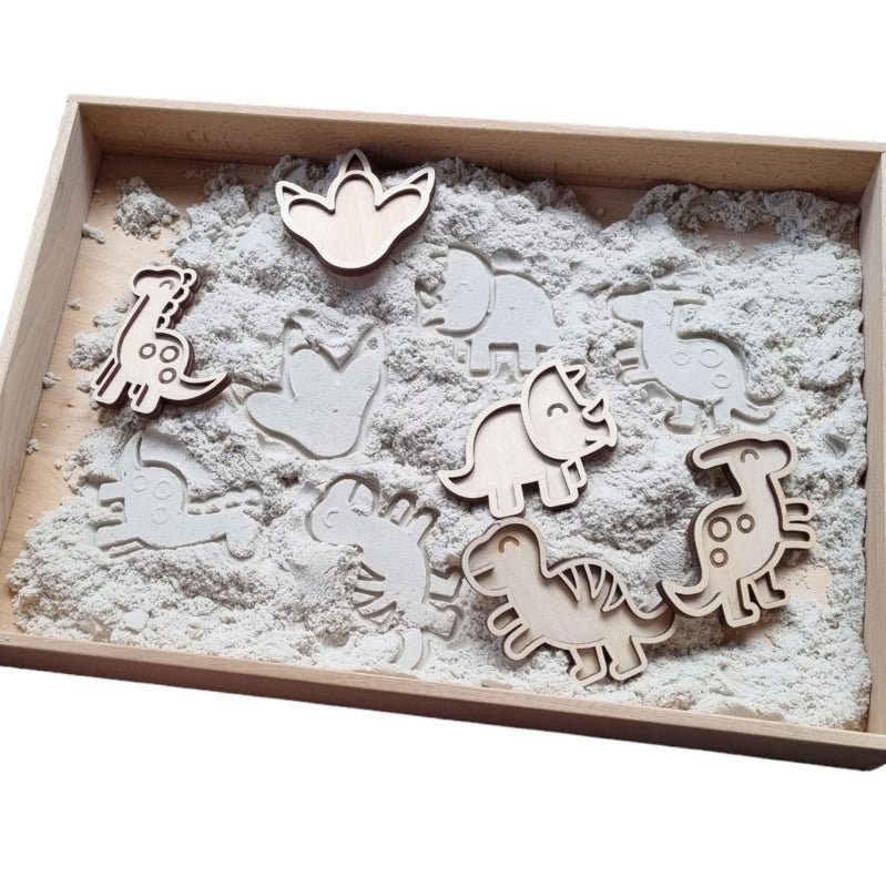 Kiddi - Vulvormen mini speel tray Dino - Playlaan