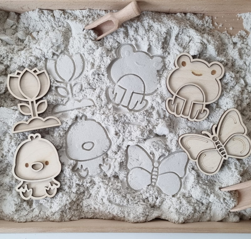 Kiddi - Vulvormen mini Speel Tray - Lente - Playlaan