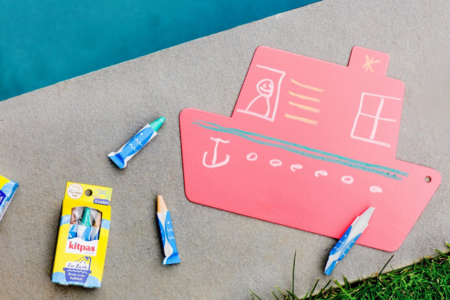 Kitpas - Drawing board for Bath Fish - Playlaan