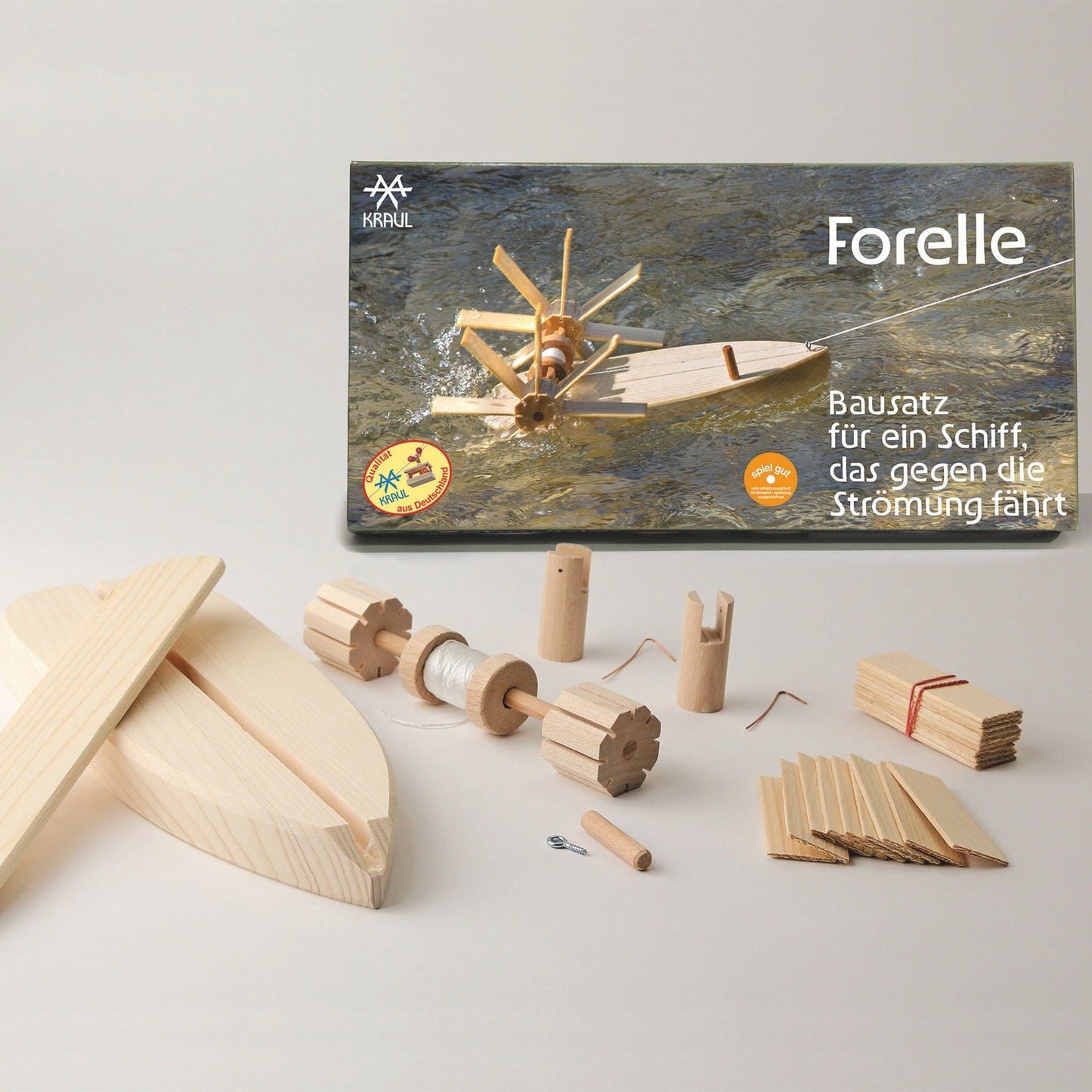 Kraul - Forel - scheepskit - Playlaan