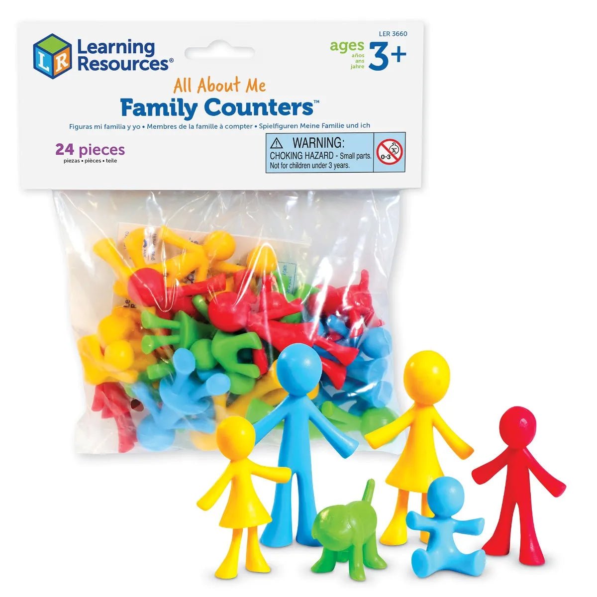 Learning Resources - Family Counters Sorteerspel Smart Pack set van 24 - Playlaan