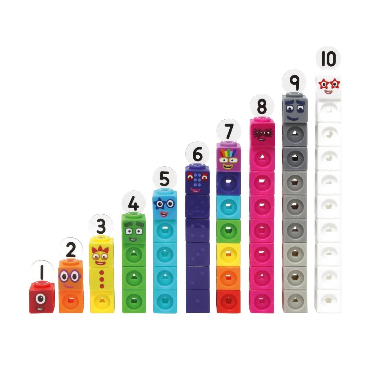Learning Resources - Mathlink Cubes NumberBlocks 1-10 - Playlaan