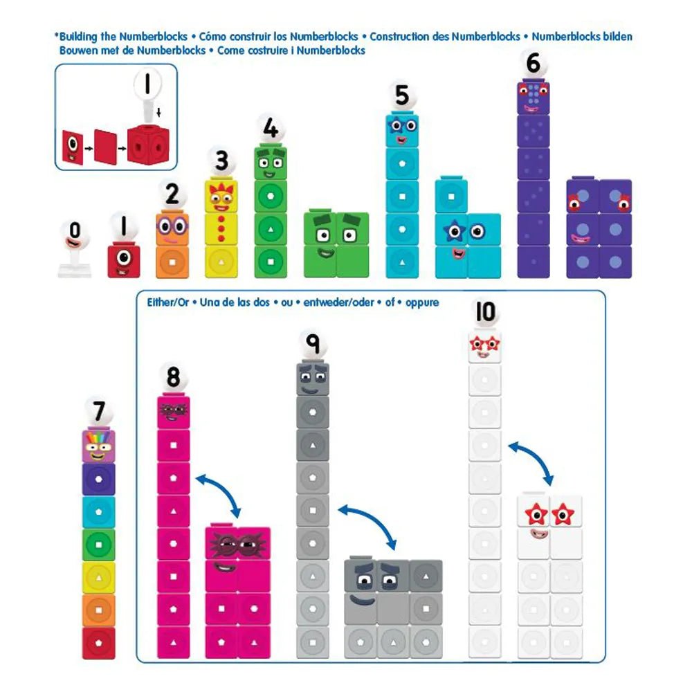 Learning Resources - Mathlink Cubes NumberBlocks 1-10 - Playlaan