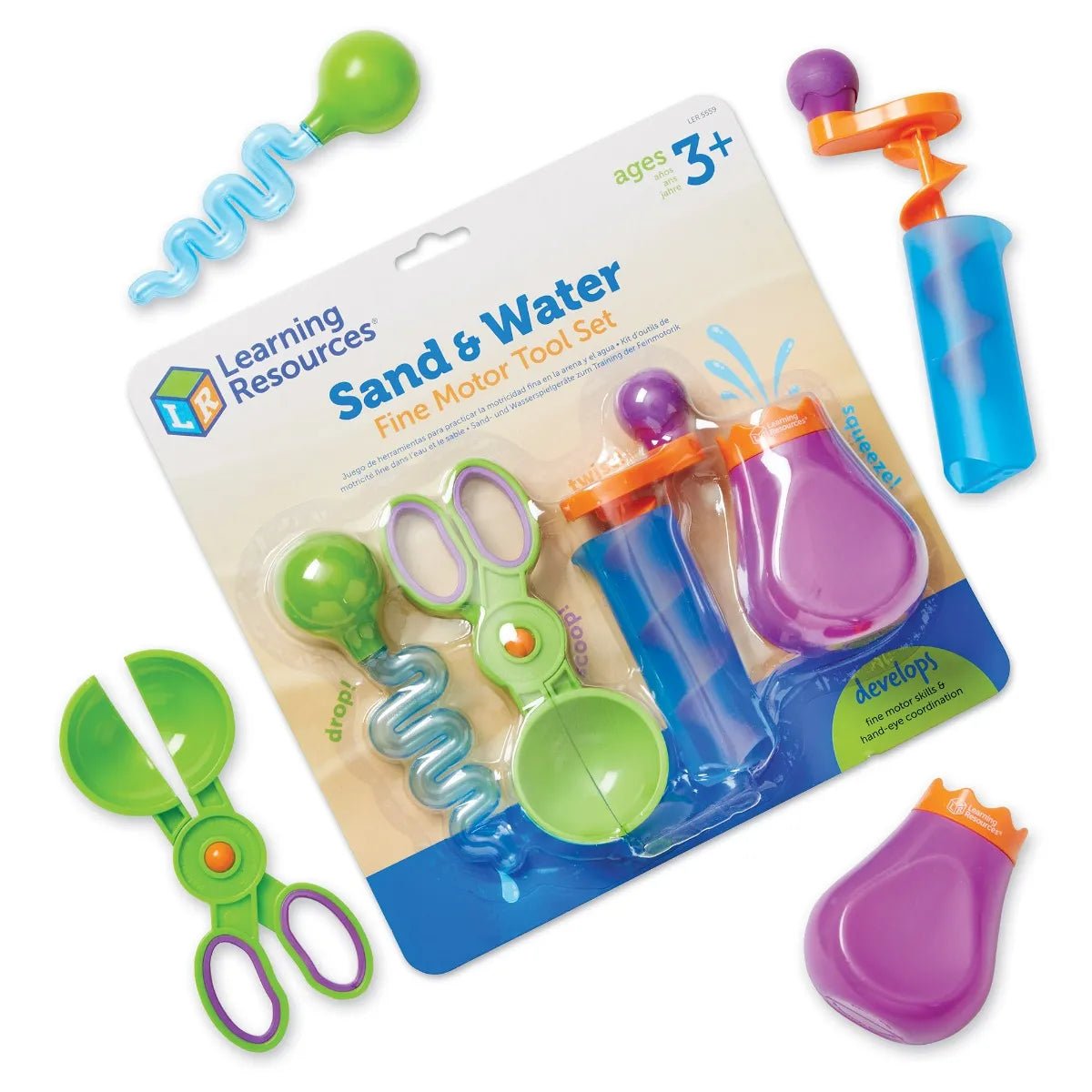 Learning Resources - Sand & Water Fine Motor Set - Playlaan