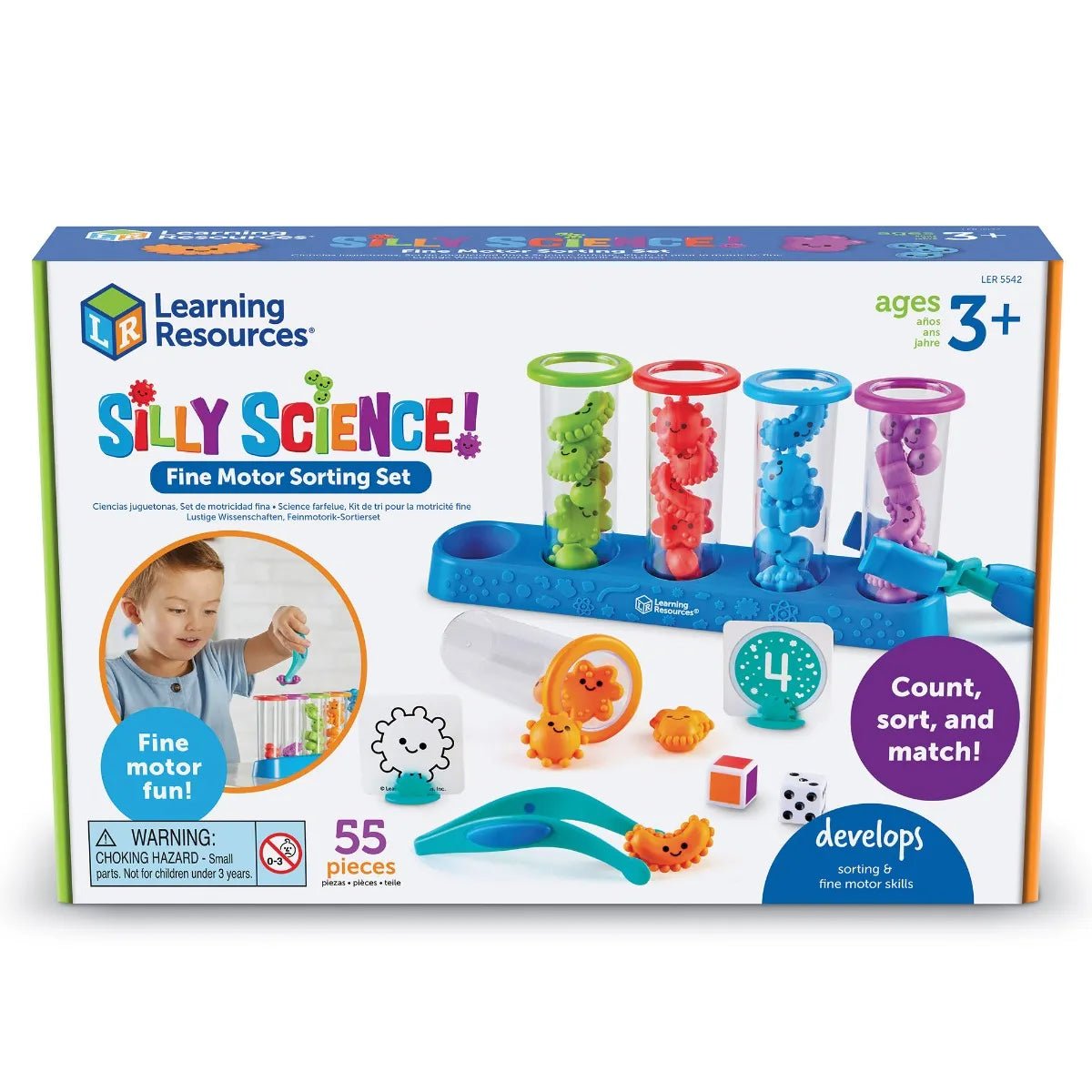 Learning Resources - Silly Science Fine Motor Set - Playlaan