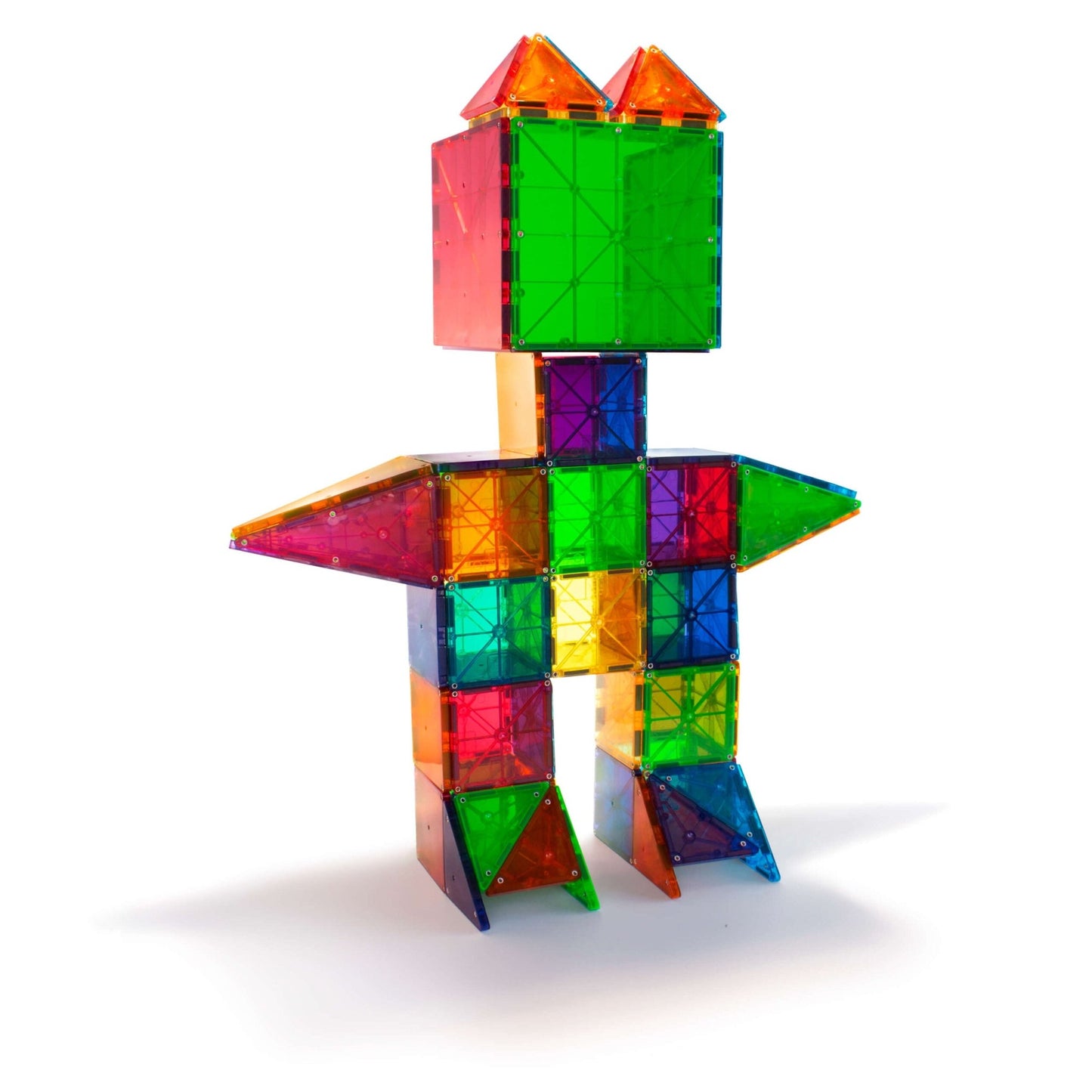Magna-Tiles - Magnetische Tagels Heldere Kleuren 100 stuks - Playlaan