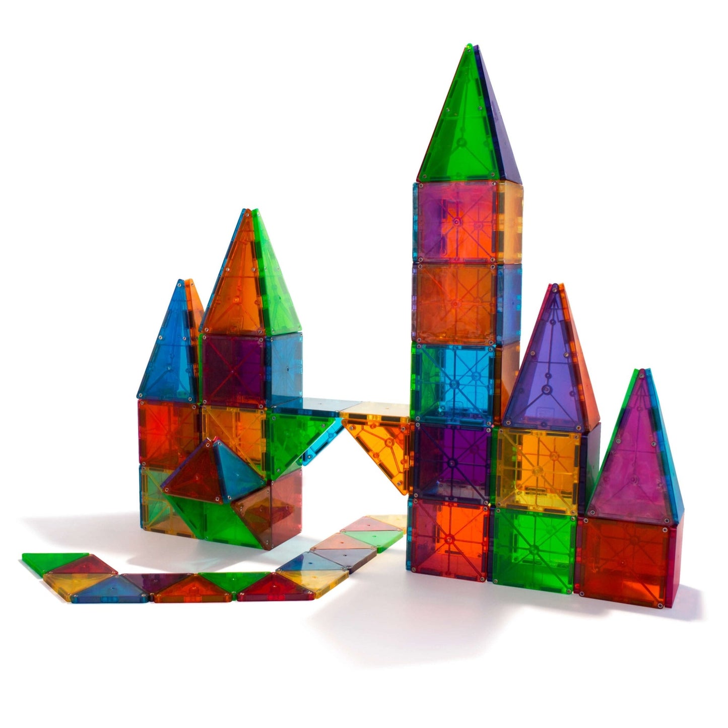 Magna-Tiles - Magnetische Tagels Heldere Kleuren 100 stuks - Playlaan
