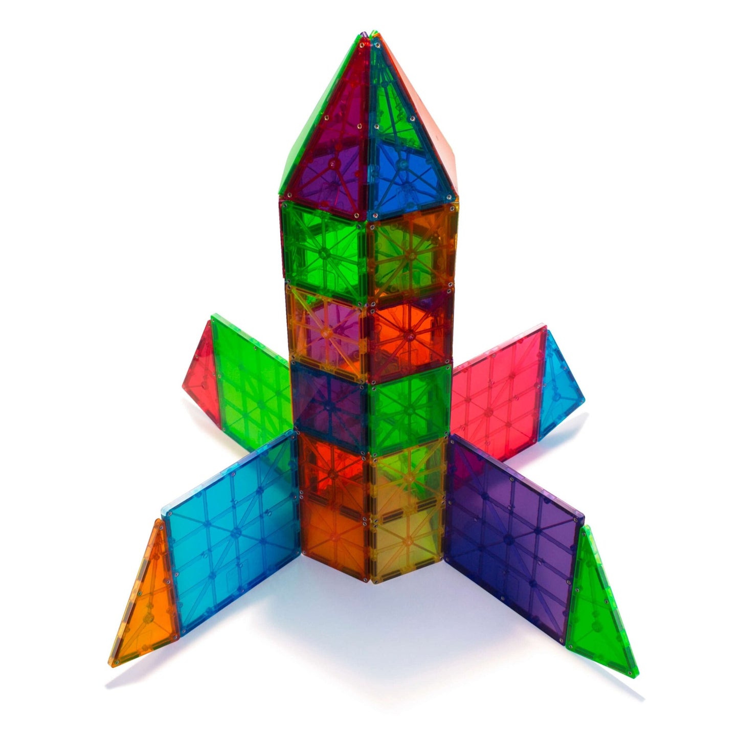 Magna-Tiles - Magnetische Tagels Heldere Kleuren 100 stuks - Playlaan
