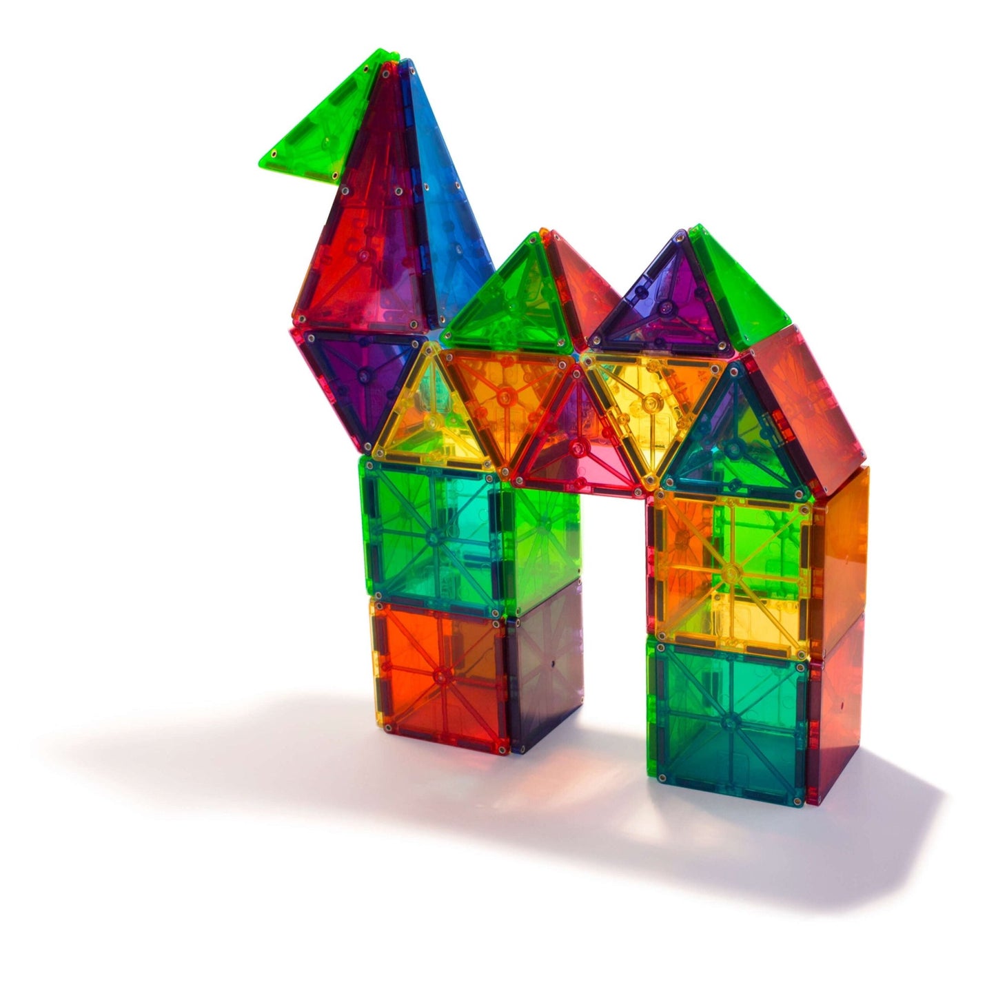 Magna-Tiles - Magnetische Tagels Heldere Kleuren 100 stuks - Playlaan