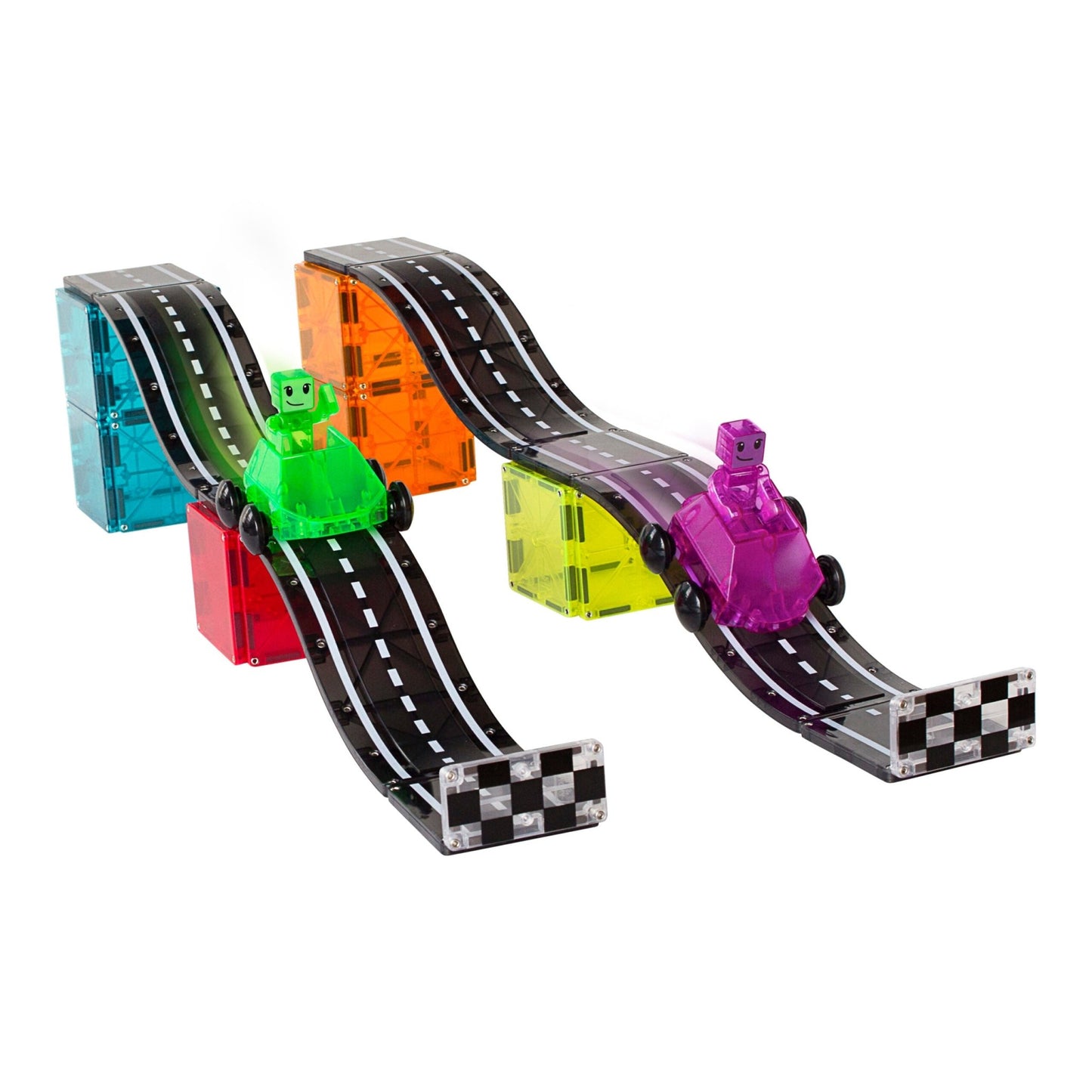 Magna-Tiles - Magnetische Tegels Downhill Duo set van 40 - Playlaan
