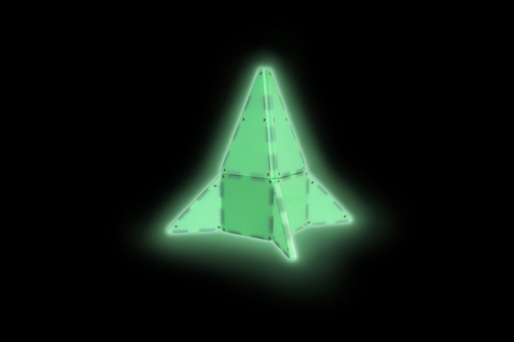 Magna-Tiles - Magnetische Tegels Glow in the Dark set van 16 stuks - Playlaan