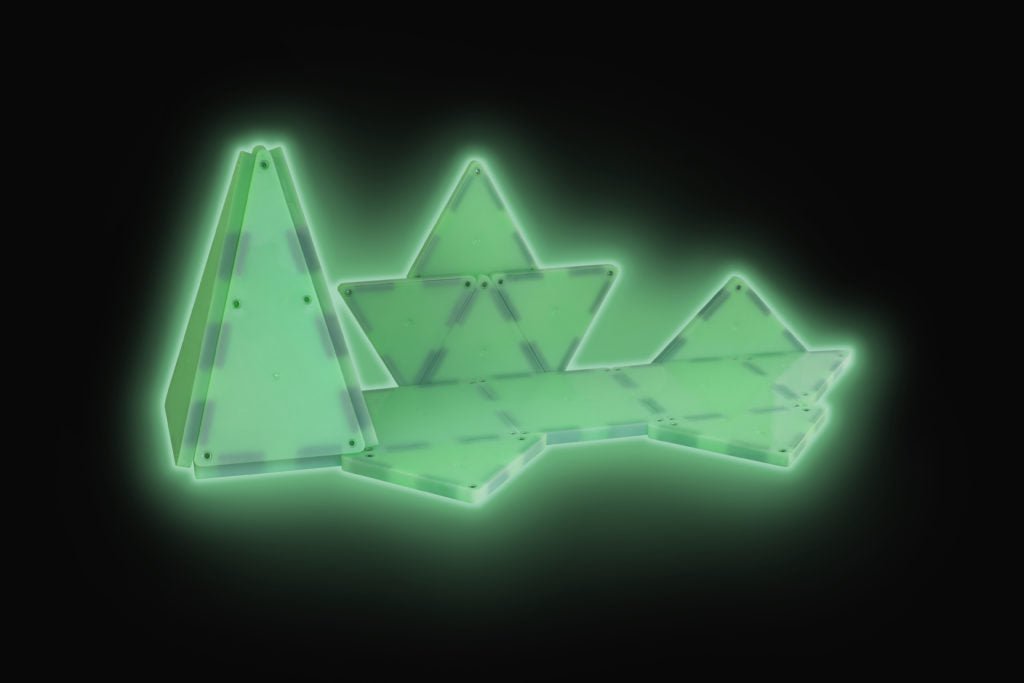 Magna-Tiles - Magnetische Tegels Glow in the Dark set van 16 stuks - Playlaan