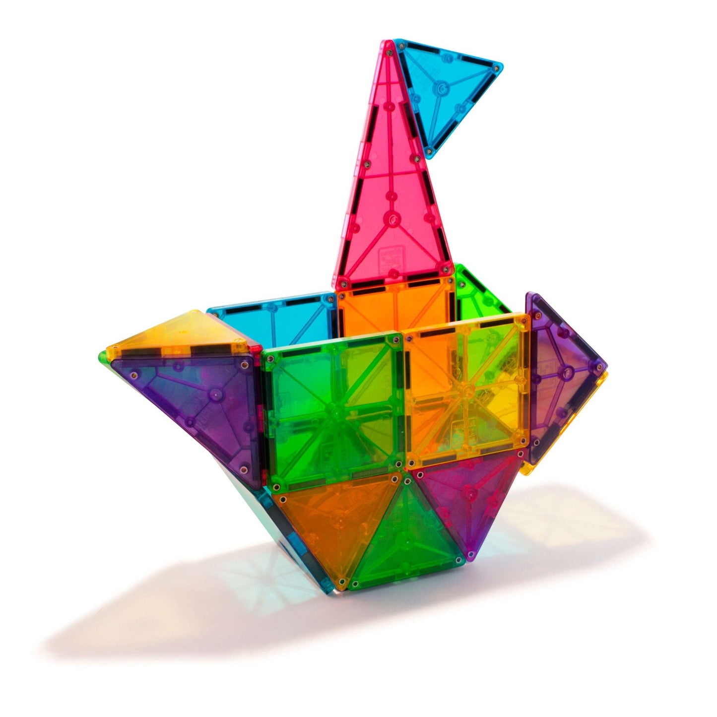 Magna-Tiles - Magnetische Tegels Heldere Kleuren 32 stuks - Playlaan