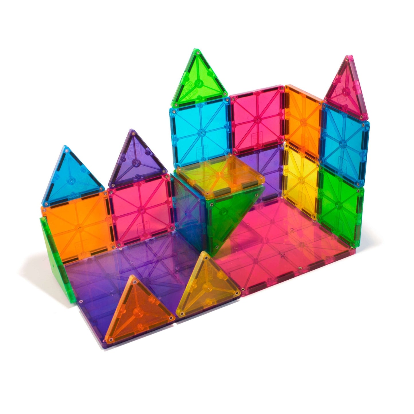 Magna-Tiles - Magnetische Tegels Heldere Kleuren 32 stuks - Playlaan