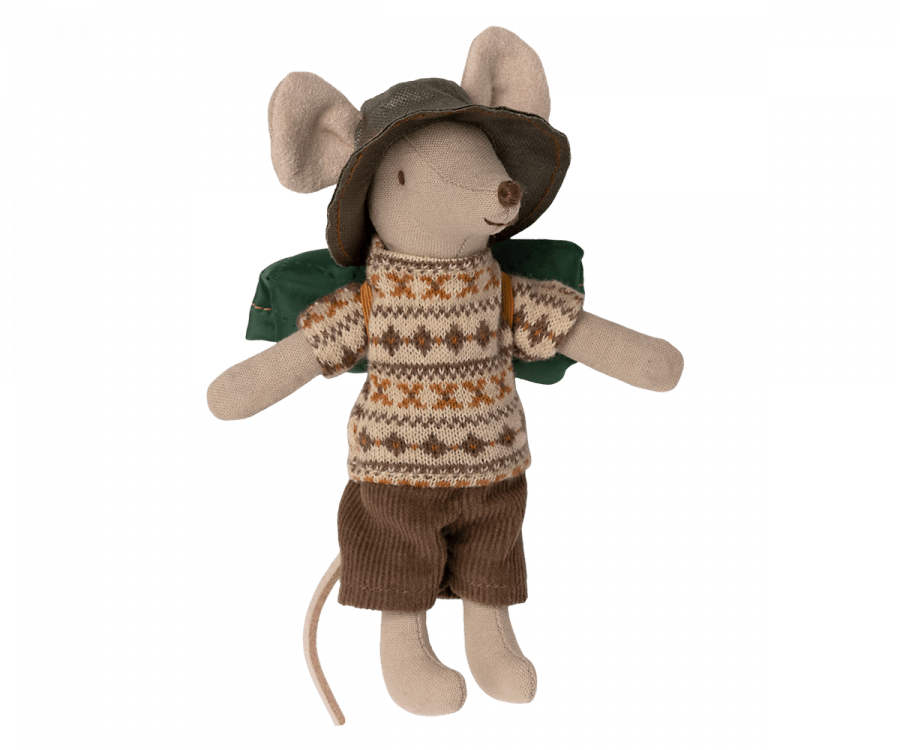 Maileg - Hiker Mouse, Big Brother 2 - Playlaan