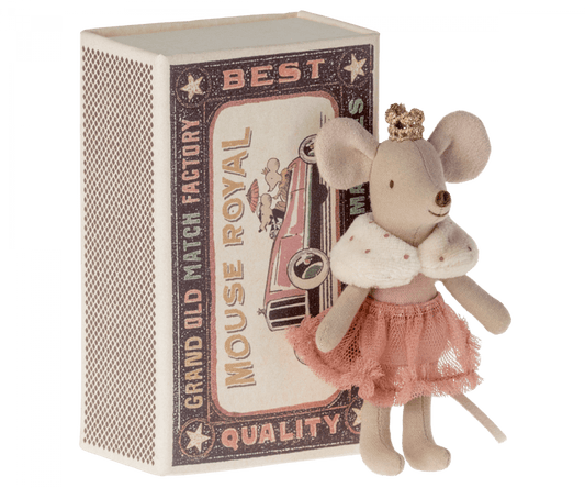 Maileg - Princess Mouse, Little Sister in Matchbox - Playlaan