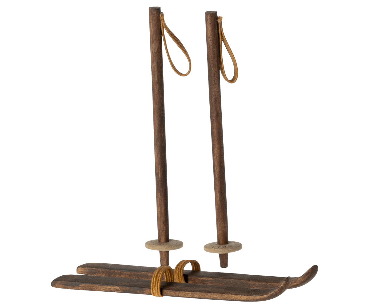 Maileg - Ski and Ski Poles - Playlaan
