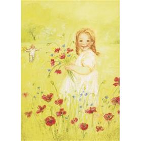 Marjan van Zeyl - Kaart M. v. Zeyl - Bloemen plukken - Playlaan