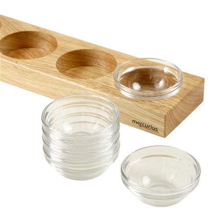 Mercurius - Glazen Schaaltjes Zonder Deksel 6 stuks - dia 6 cm - Playlaan