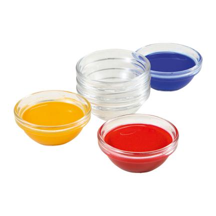 Mercurius - Glazen Schaaltjes Zonder Deksel 6 stuks - dia 6 cm - Playlaan