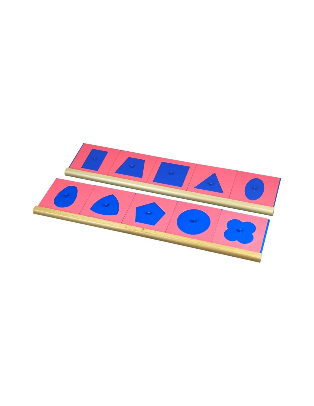 Moyo Montessori - Metalen inlegfiguren met twee lessenaars - Playlaan