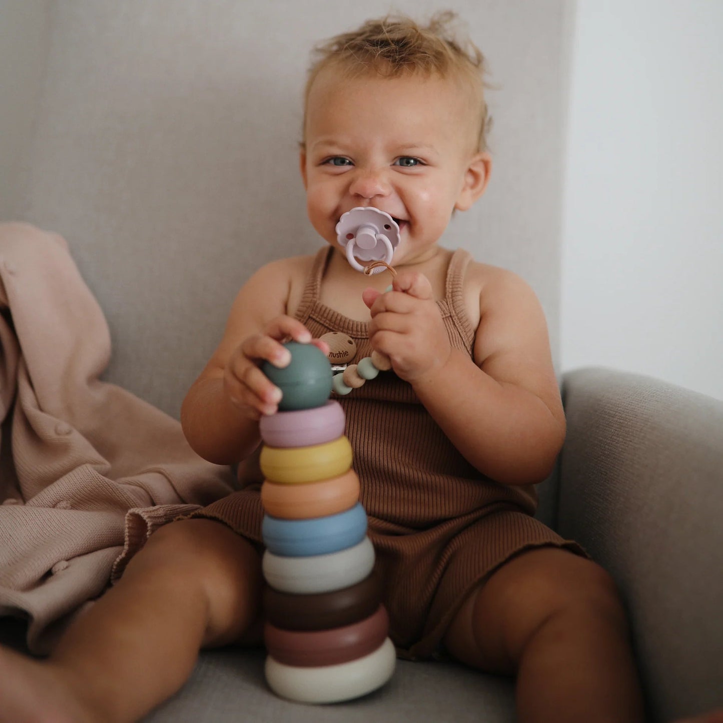 Mushie - Stapeltoren Ringen - Rustic - Playlaan