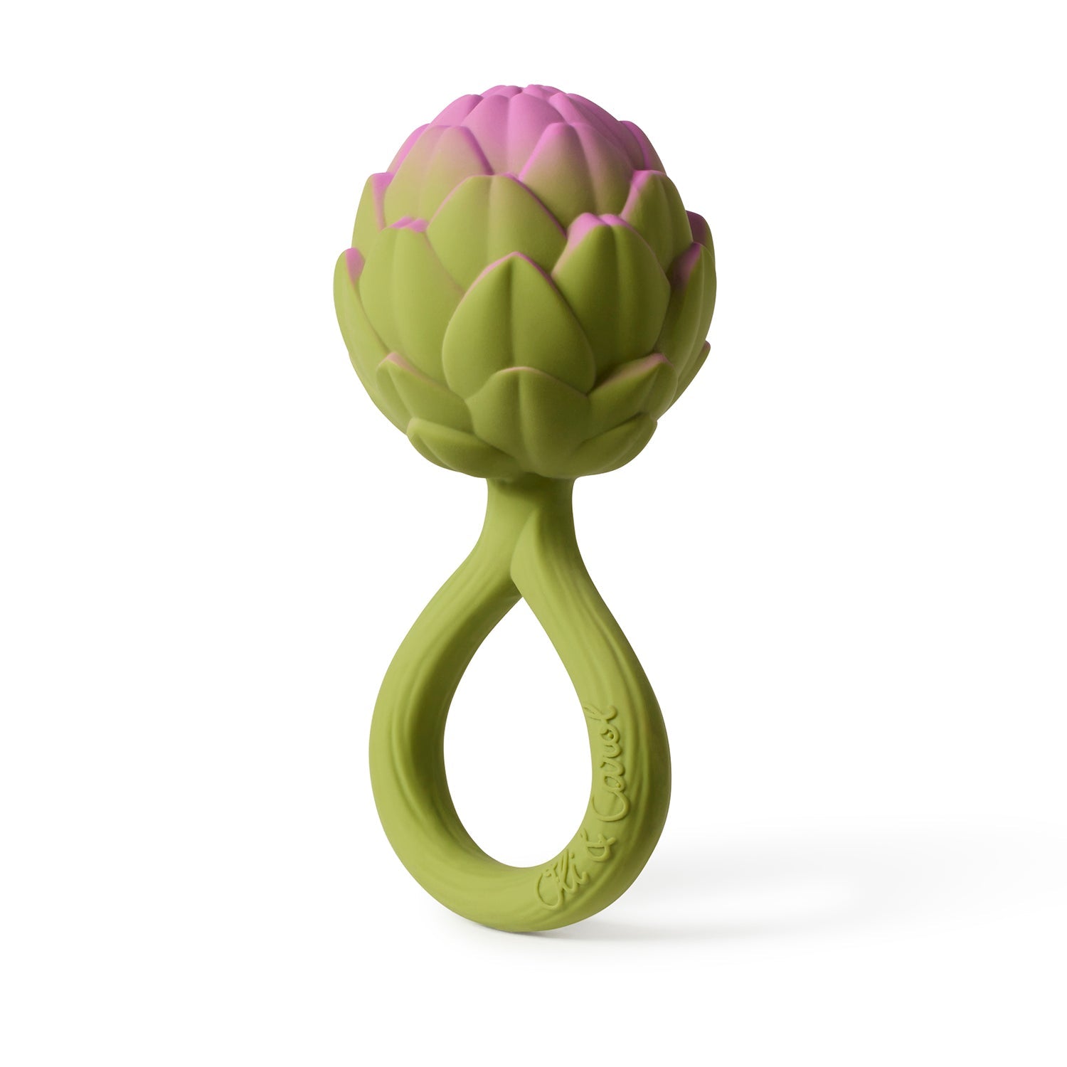 Oli&Carol - Artichoke Rattle Toy - Playlaan