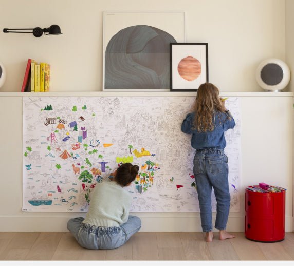 Omy - Atlas - XXL Poster 180 x 96 cm - Playlaan