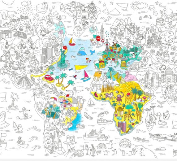 Omy - Atlas - XXL Poster 180 x 96 cm - Playlaan