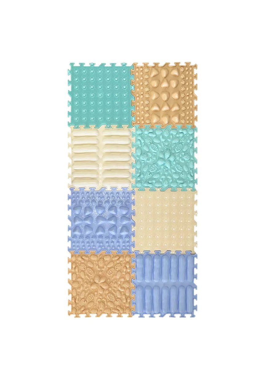 Ortonature - Orthopedische puzzel vloermat - set Soft Pastel - Playlaan