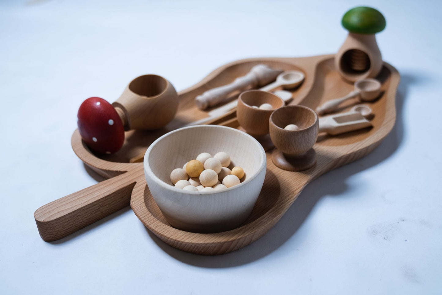 Pagalou - 5 Compartments Leaf Shaped Tray 50 cm - Playlaan