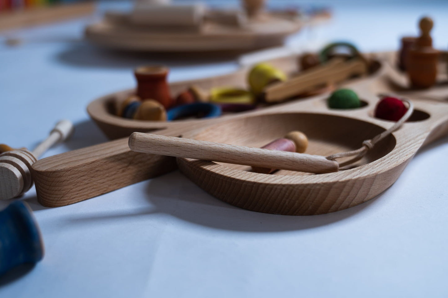 Pagalou - 5 Compartments Leaf Shaped Tray 50 cm - Playlaan
