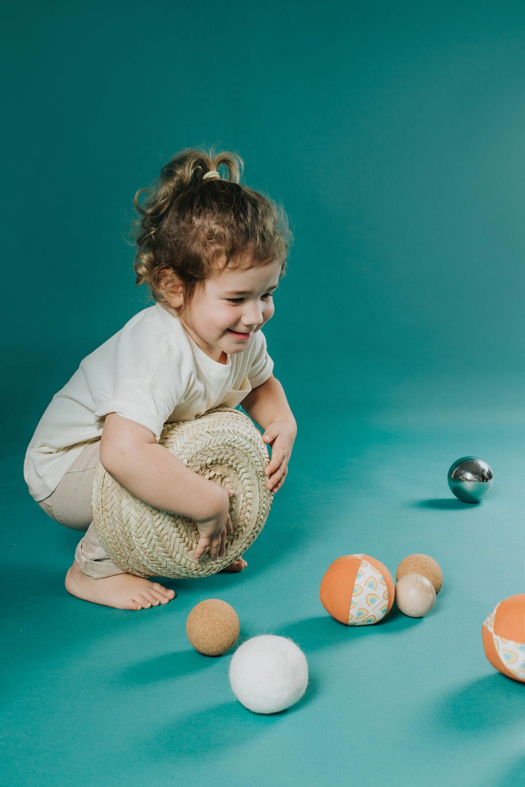 Petit Boum - Basket handmade - Palmmand - Playlaan